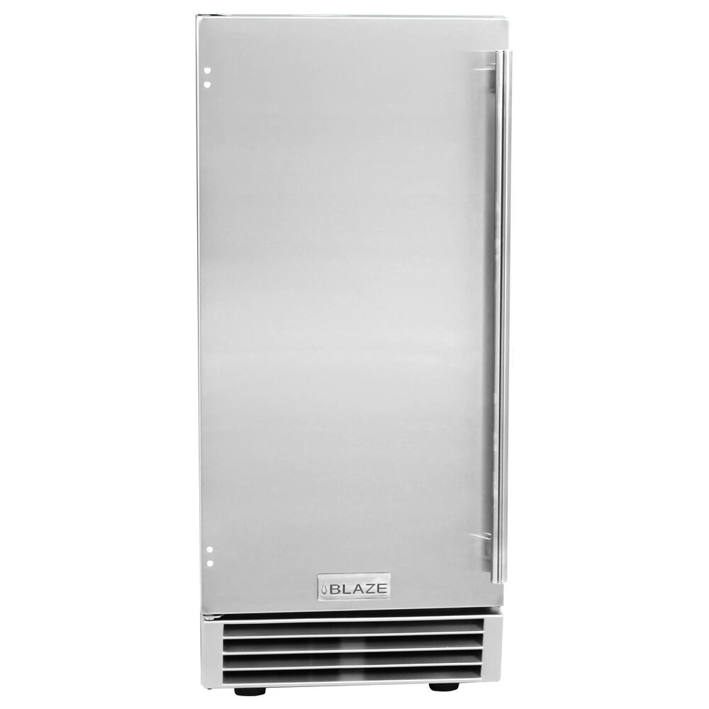 Blaze 15" Outdoor Ice Maker with Gravity Drain in Stainless Steel, , large