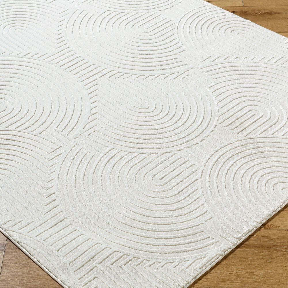 Surya Alder ALD-2323 5&#39; x 7&#39; Cream and Ivory Area Rug, , large