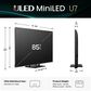 Hisense 85" Class U7 Series Mini-LED ULED 4K in Black - Smart Google TV, , large