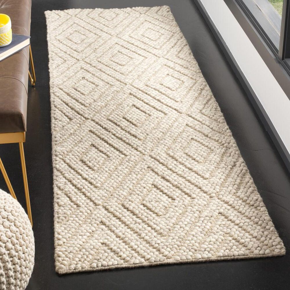 Safavieh Natura NAT623B 2&#39;3&quot; x 8&#39; Beige Runner, , large