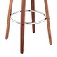Blue River Daxton 30" Swivel Barstool in Cream and Walnut, , large