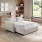 Lifestyle Solutions Galloway Convertible Loveseat in Beige, , large