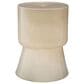 Splendor Living Upland Glass Garden Stool in Cream, , large