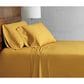 Pem America Classic Cotton 4-Piece King Sheet Set in Mustard, , large