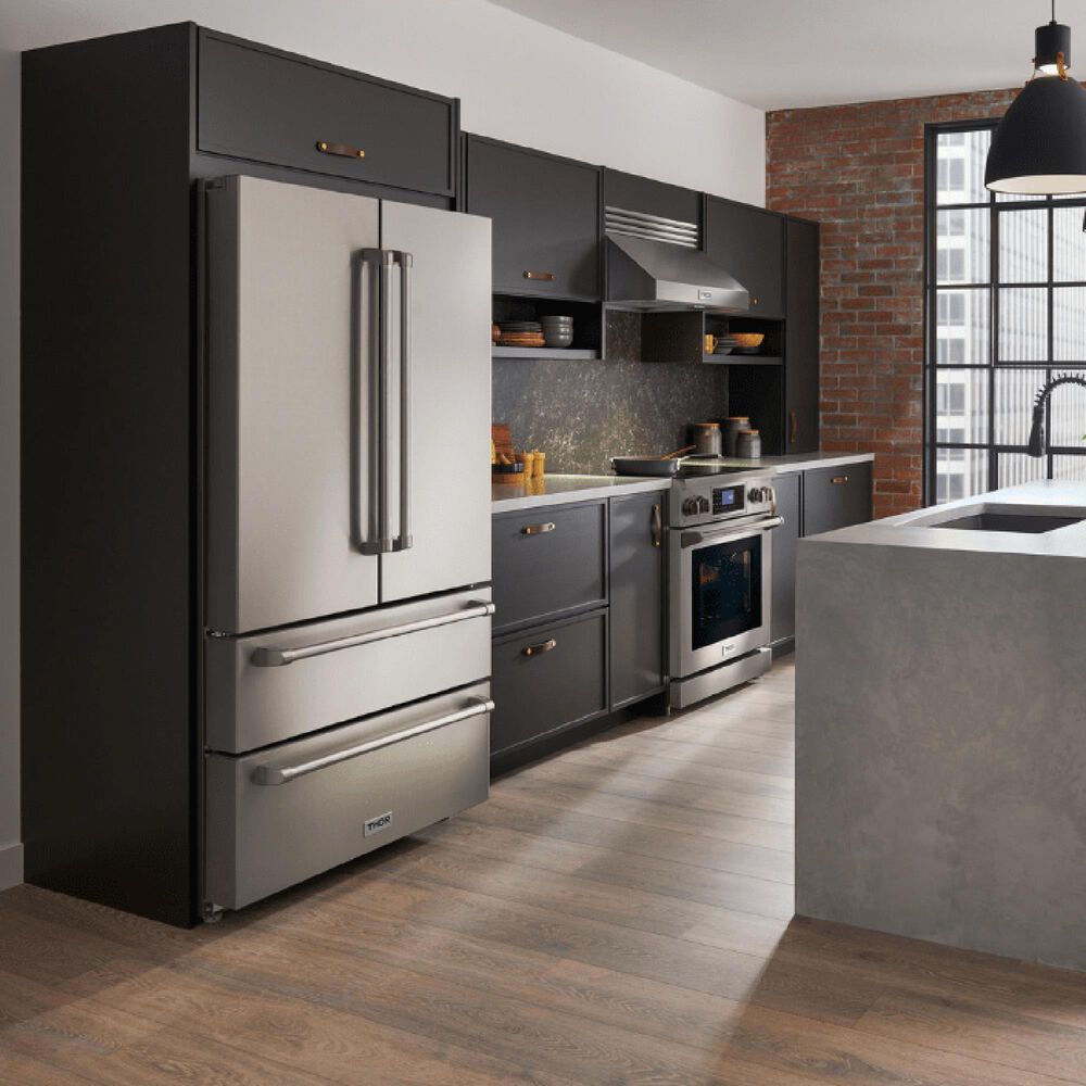 Thor Kitchen 16.6 Cu. Ft. Built-In Refrigerator Column in Panel Ready, , large