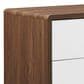 Modway Transmit 2 Drawer Nightstand in Walnut White, , large