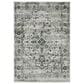 Oriental Weavers Gemini Medallion 6"7" x 9"6" Grey Area Rug, , large