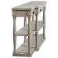 Stylecraft Lamps Inc Wilshire Breakfront Longboard Table in Distressed Light Gray, , large