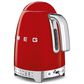 Smeg 1.7L Stainless Steel Retro Style Electric Kettle in Red, , large