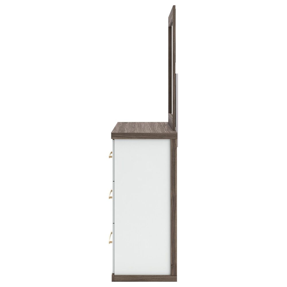 Ashley Kendanport Dresser and Mirror in Brown, , large