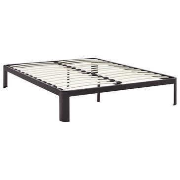 Modway Corinne Full Platform Bed Frame in Brown, , large