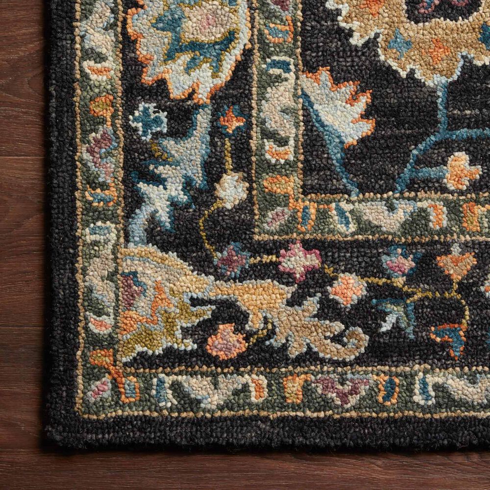 Loloi Padma PMA-01 2&#39;3&quot; x 3&#39;9&quot; Black Area Rug, , large