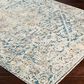 Surya Presidential Ice Blue, Blue, Dusty Sage, Saffron, Ivory, Wheat, Orange, Light Olive, Gray and Charcoal 11"6" x 15"6" Area Rug, , large