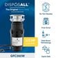 GE Appliances 1/3 HP Continuous Feed Corded Garbage Disposal in Black, , large