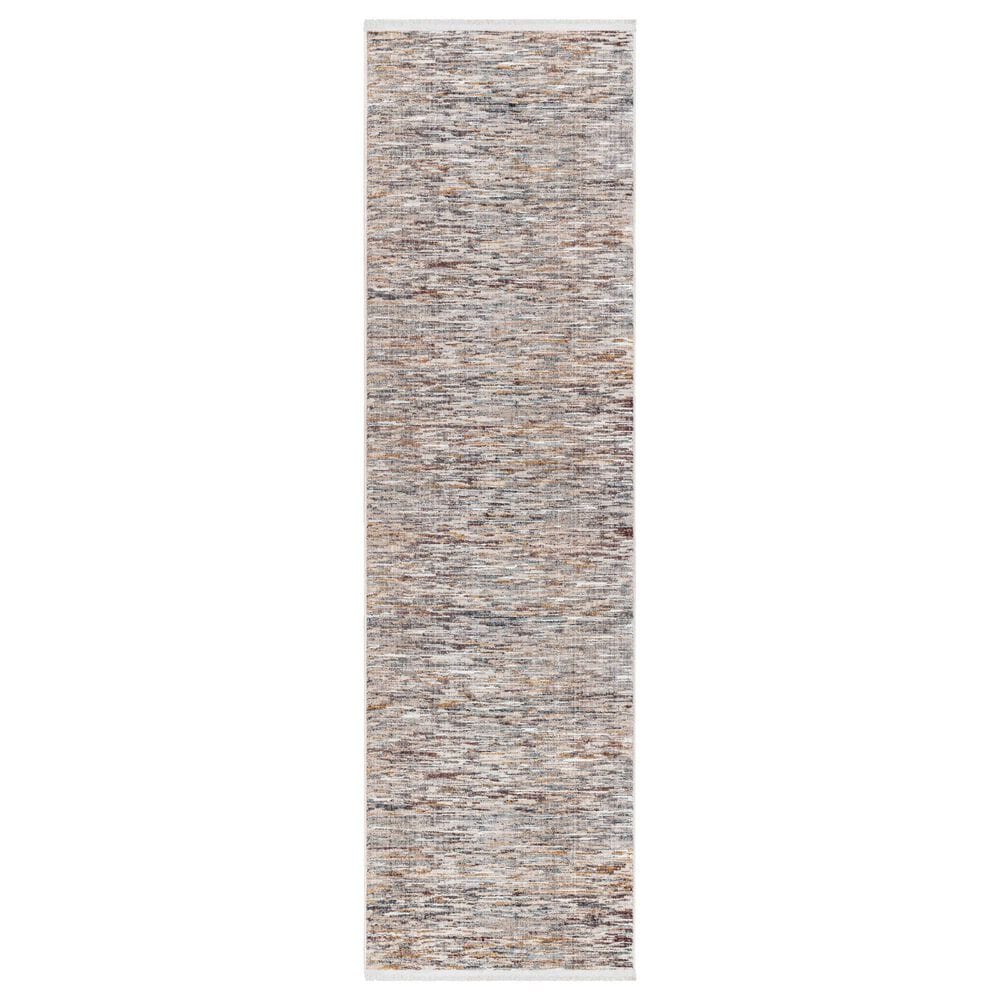 Surya Aida 2"7" x 9" Ivory, Beige, Tan, Deep Teal and Medium Gray Runner, , large