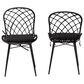 Baxton Studio Sabelle Side Chair in Black (Set of 2), , large