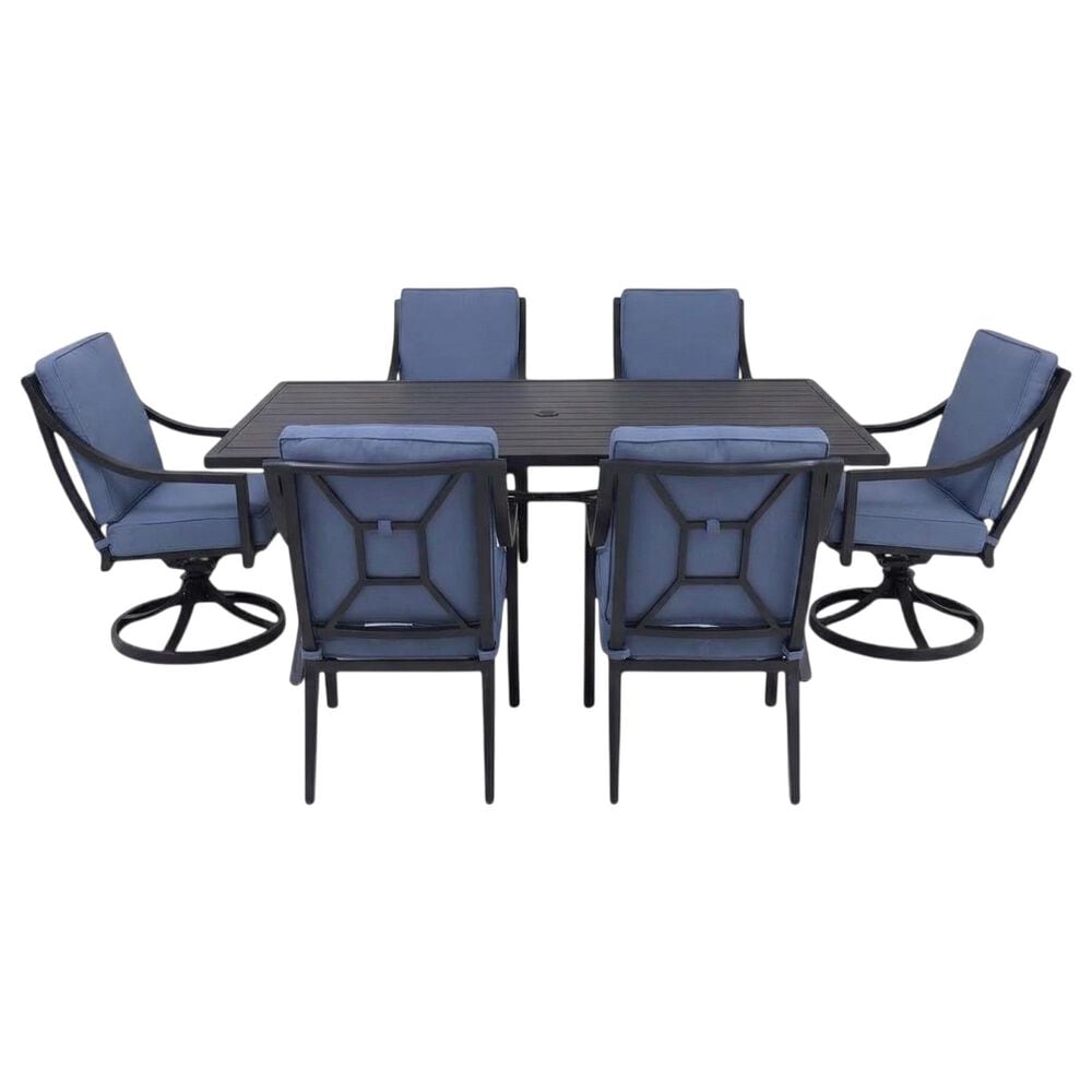 GatherCraft 7-Piece Dining Set in Splendor Denim, , large