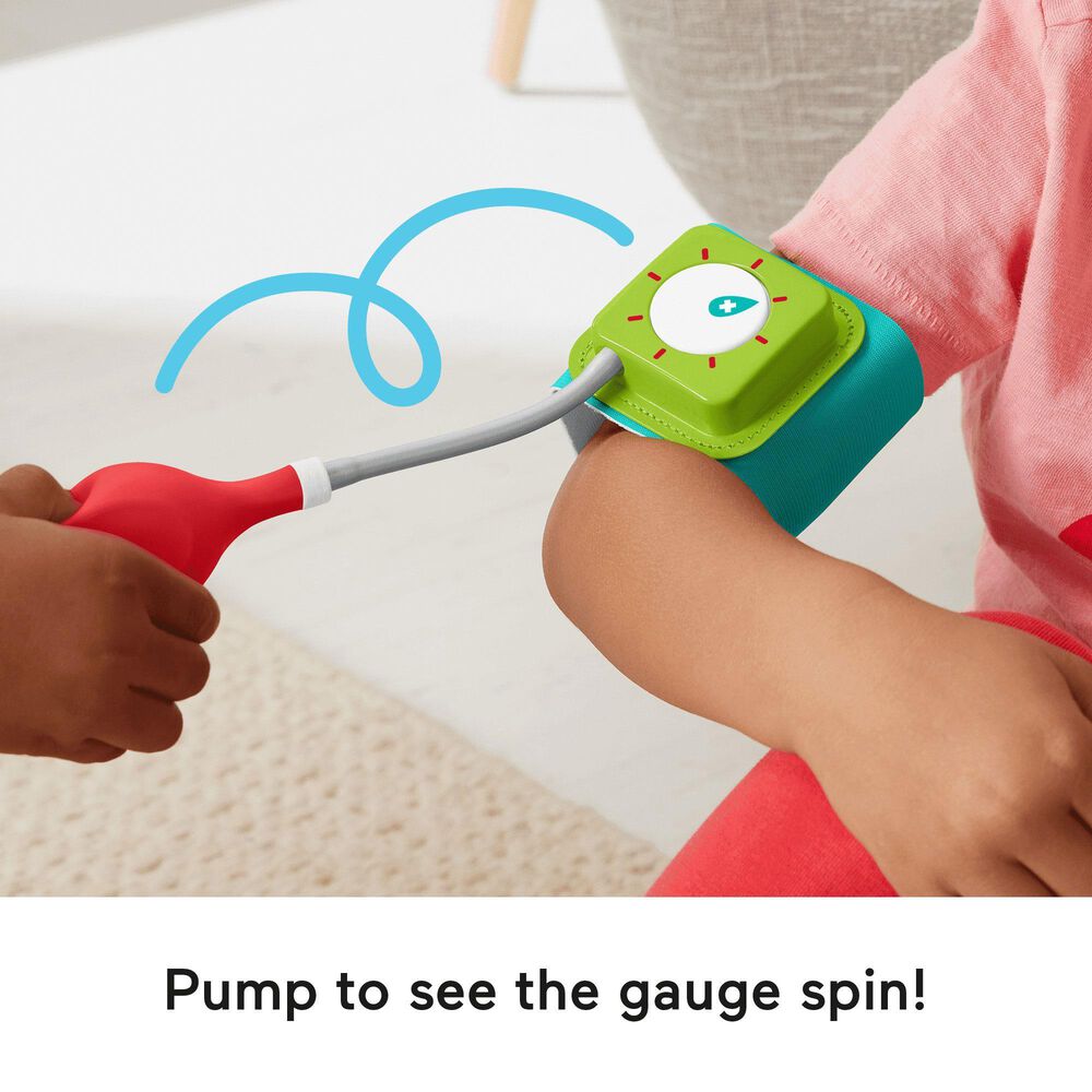 Fisher Price Medical Kit 7-Piece Doctor Toys Preschool Pretend Set, , large