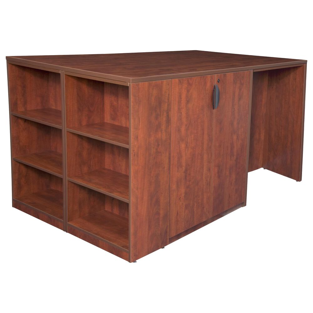 Regency Global Sourcing Legacy 5-Piece Stand Up Office Set in Cherry, , large
