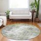 Dalyn Rug Company Ravenna RN1 8" Round Aloe Area Rug, , large