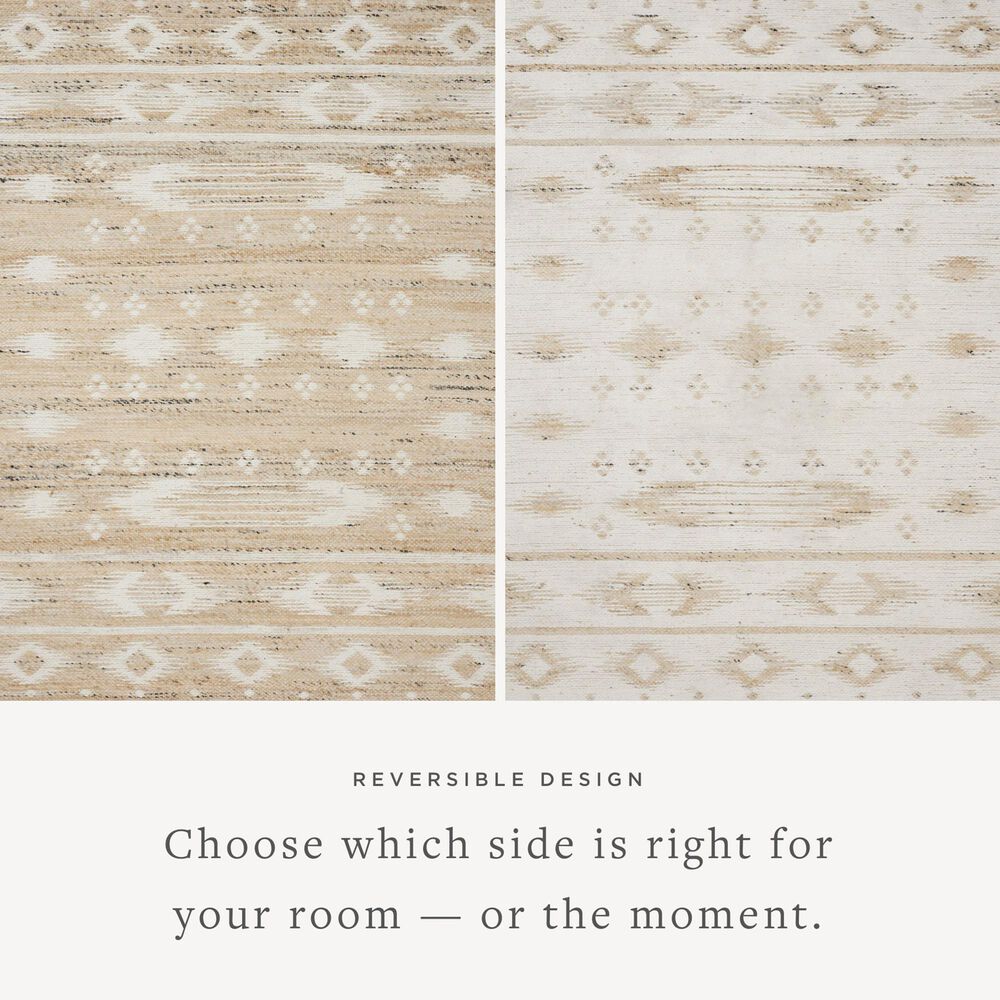 Angela Rose Rivers 3&#39;6&quot; x 5&#39;6&quot; Natural and Ivory Area Rug, , large