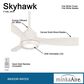 Minka-Aire Skyhawk 60" LED Ceiling Fan in Flat White, , large