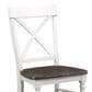 Emerald Home Furnishings Mountain Retreat Side Chair in Dark Mocha and Antique White (Set of 2), , large