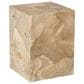 TimberHaus Teak Slice Side Table in Bleached Teak, , large