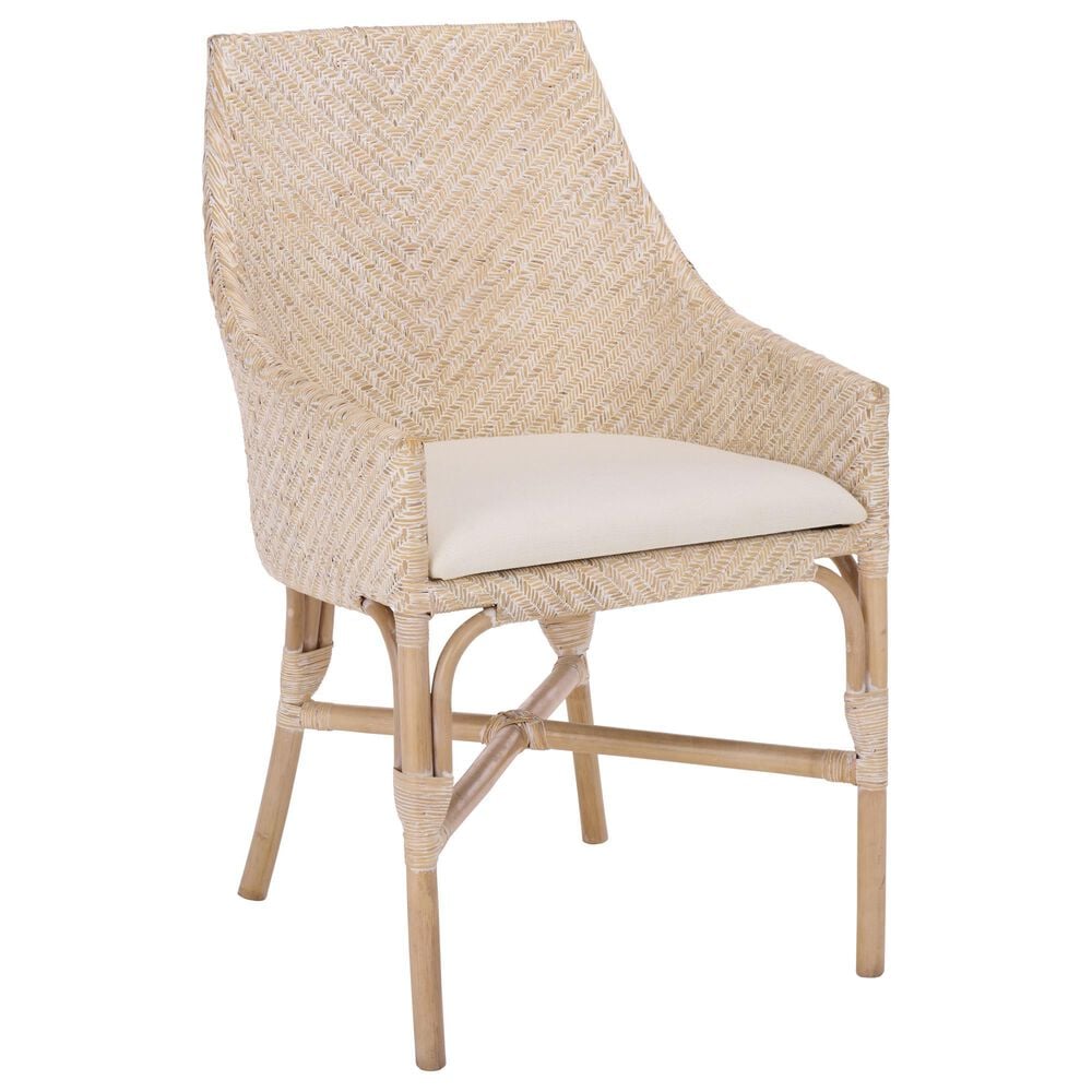Safavieh Rikan Arm Chair in Ivory, , large