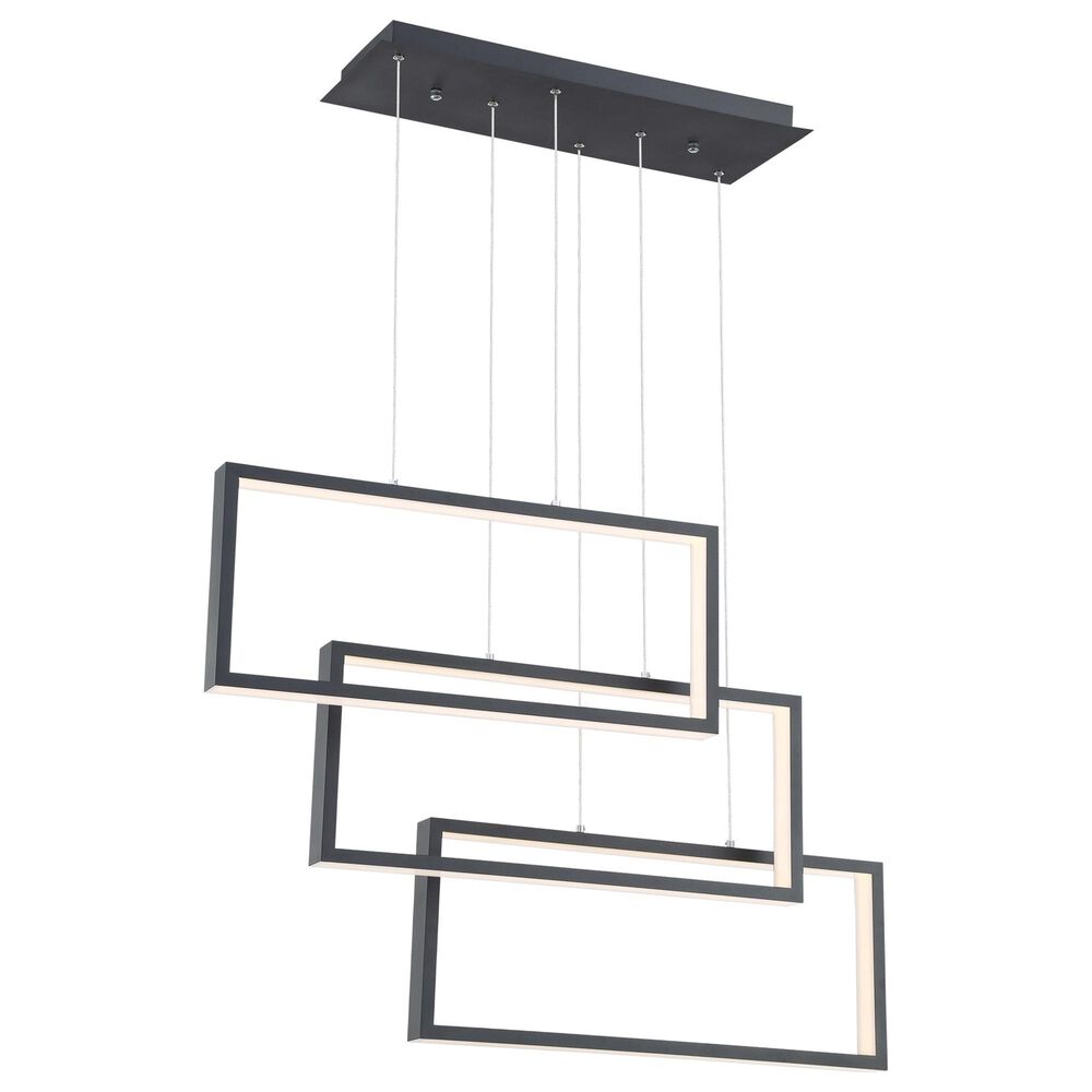 Lite Source Pankler 3-Light LED Pendant in Black, , large