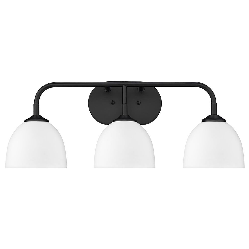 Golden Lighting Zoey 3-Light Bath Vanity in Matte Black, , large