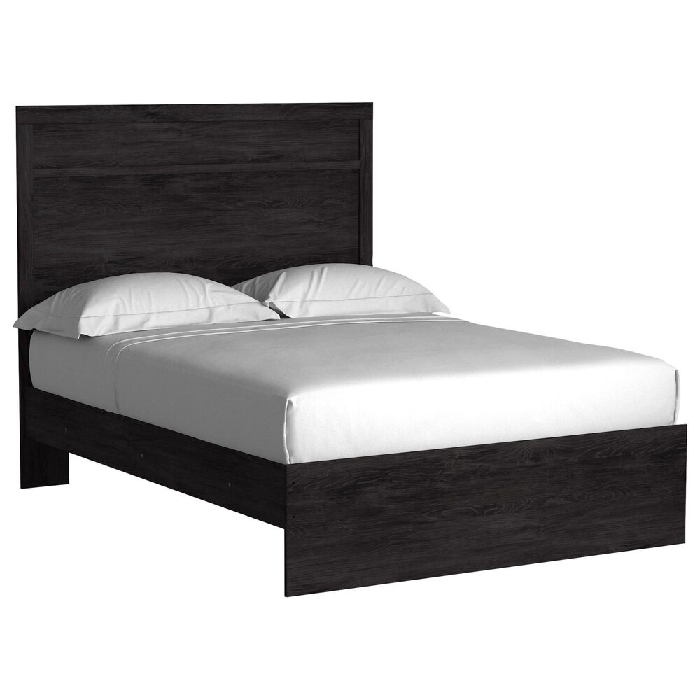Ashley Belachime 4 Piece Full Panel Bedroom Set in Dark Charcoal, , large