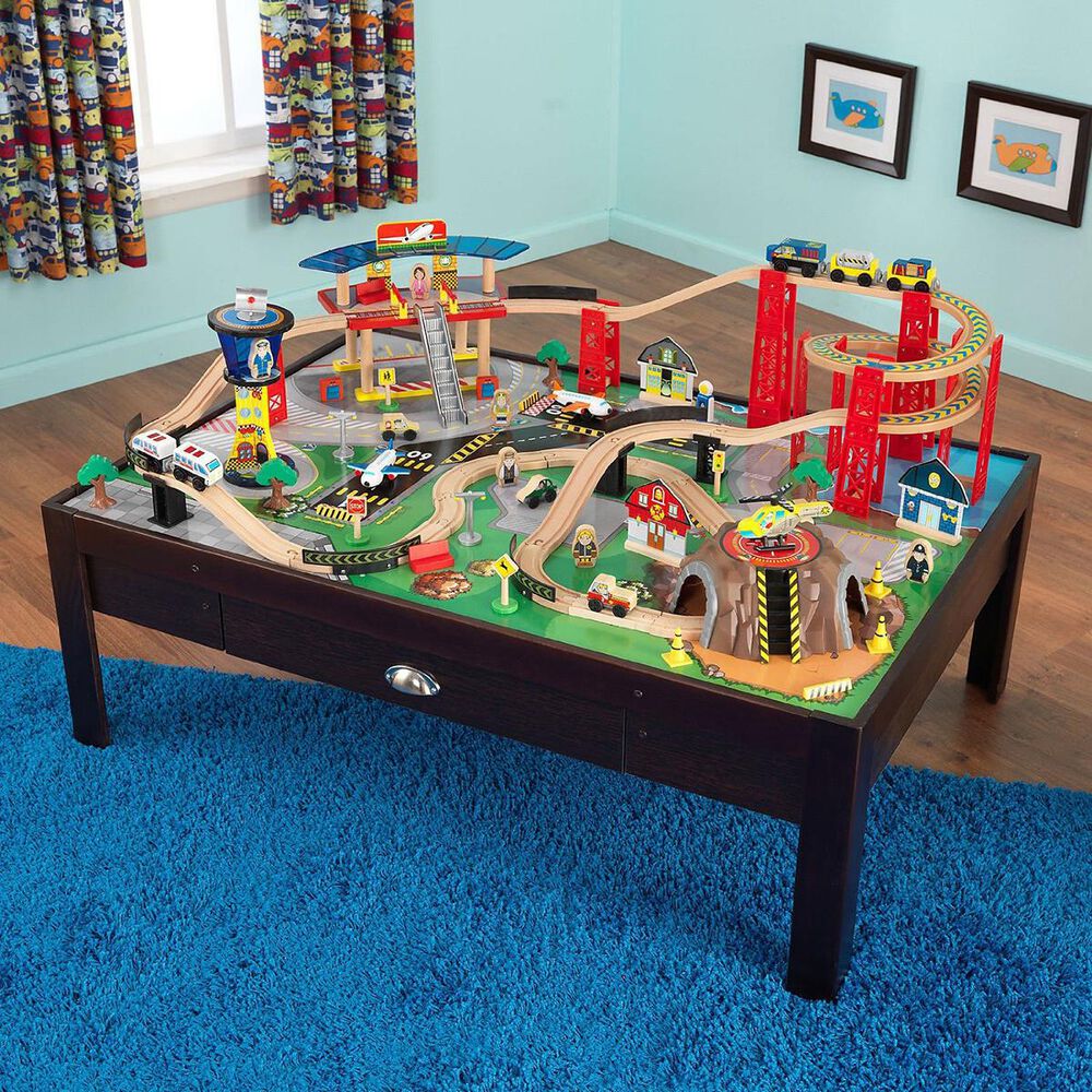 Kidkraft Airport Express Train Set And Table Nebraska Furniture Mart