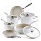 Circulon 10-Piece Ceramic Nonstick Cookware Set in Pearl White, , large