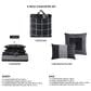 BEBEJAN Kyle 5-Piece Queen Comforter Set in Black and Grey, , large