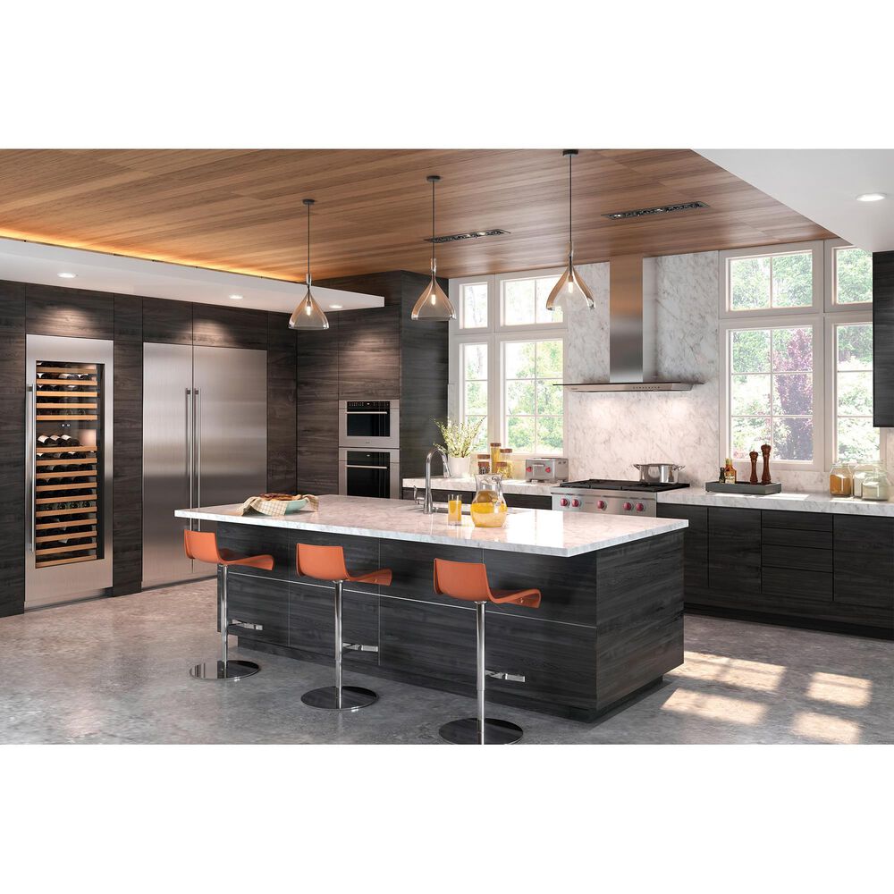 Sub Zero 8.8 Cu. Ft. Designer Left Hinge Column Freezer with Ice Maker in Panel Ready, , large