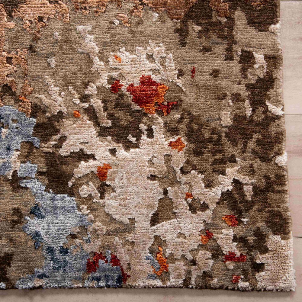 Rizzy Evolution 2&#39; x 3&#39; Brown and Multicolor Area Rug, , large