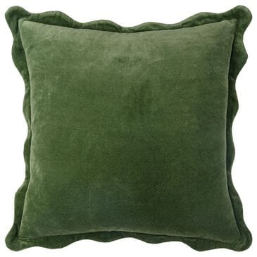 Surya Effervescent 20" Square Throw Pillow in Medium Green, , large