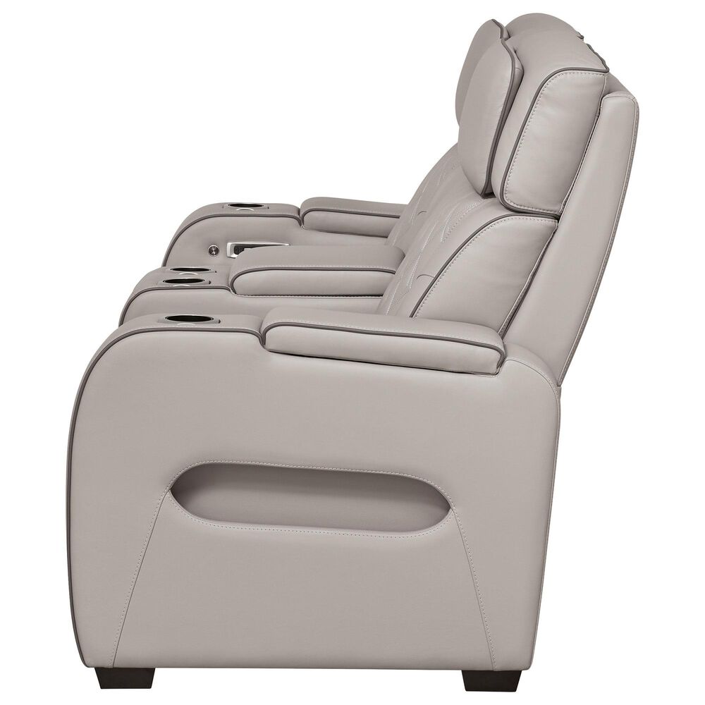 Ashley Boyington 3-Piece Power Reclining Living Room Set in Gray, , large