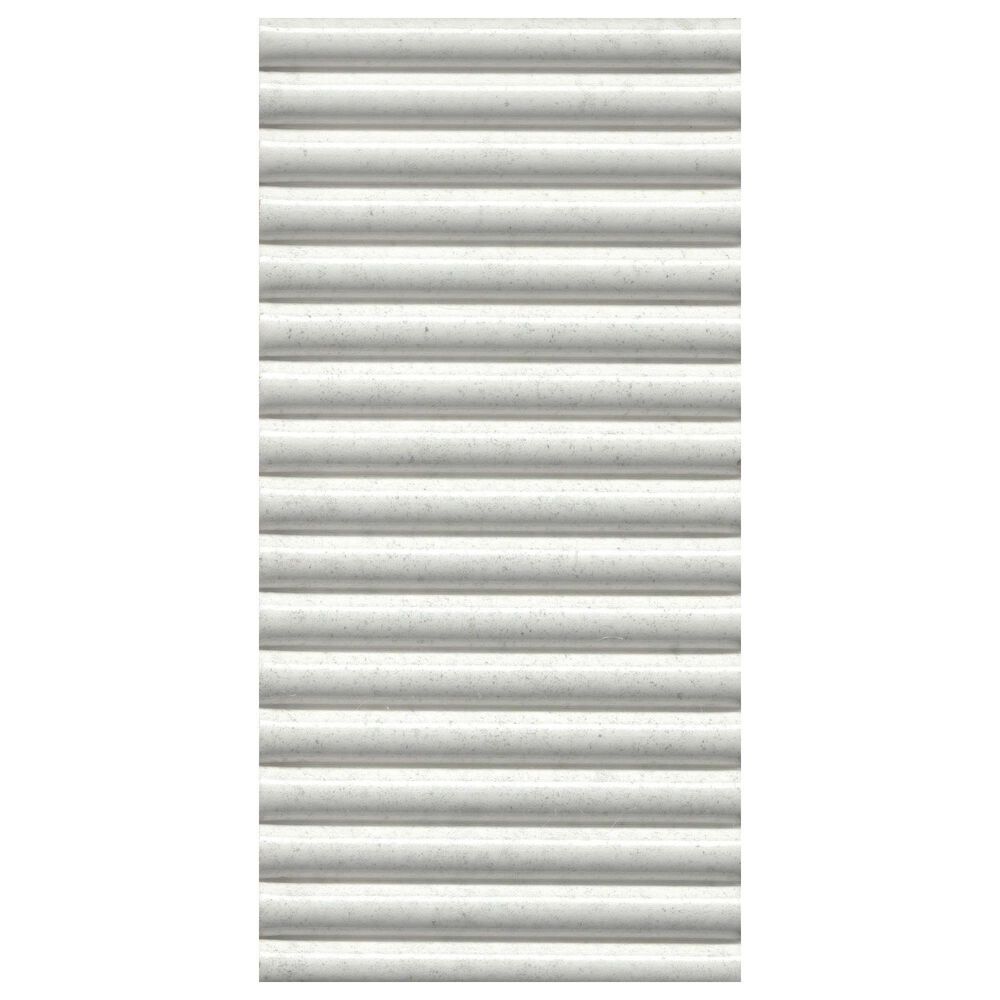 Emser Pagoni White 4" x 9" Porcelain Tile, , large