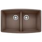 Blanco Performa 33" Equal Double Bowl Kitchen Sink in Cafe, , large