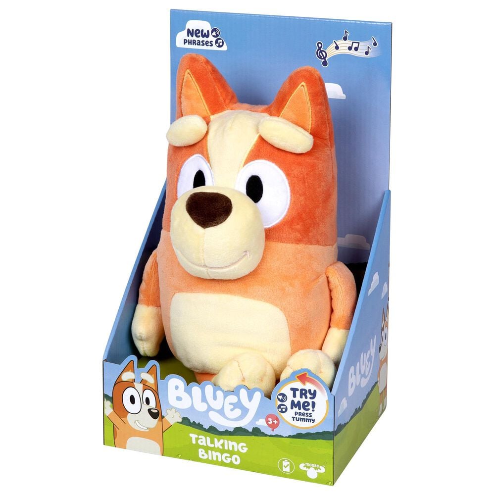 Bluey 13&quot; Bingo Sound Effects Talking Stuffed Plush in Multicolor, , large