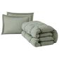 Pem America Cloud Puffer 3-Piece Full/Queen Comforter Set in Green, , large