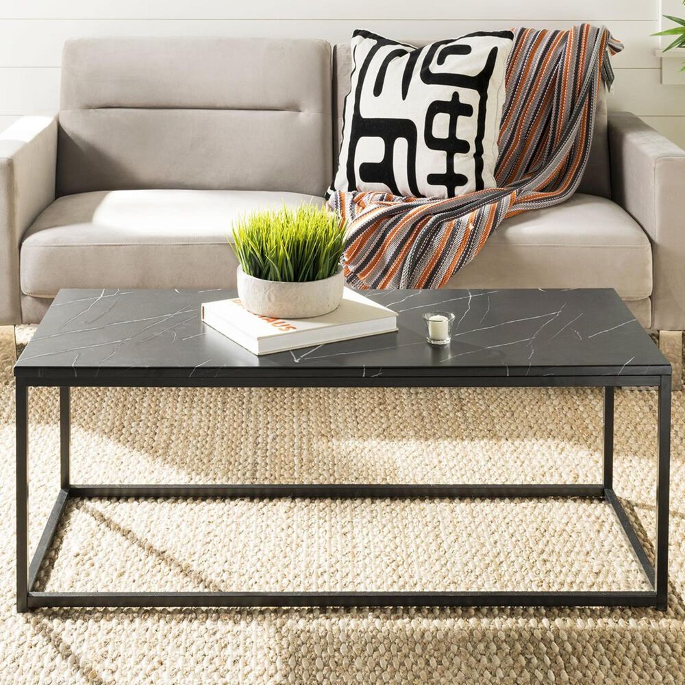 Safavieh Baize Coffee Table in Black, , large