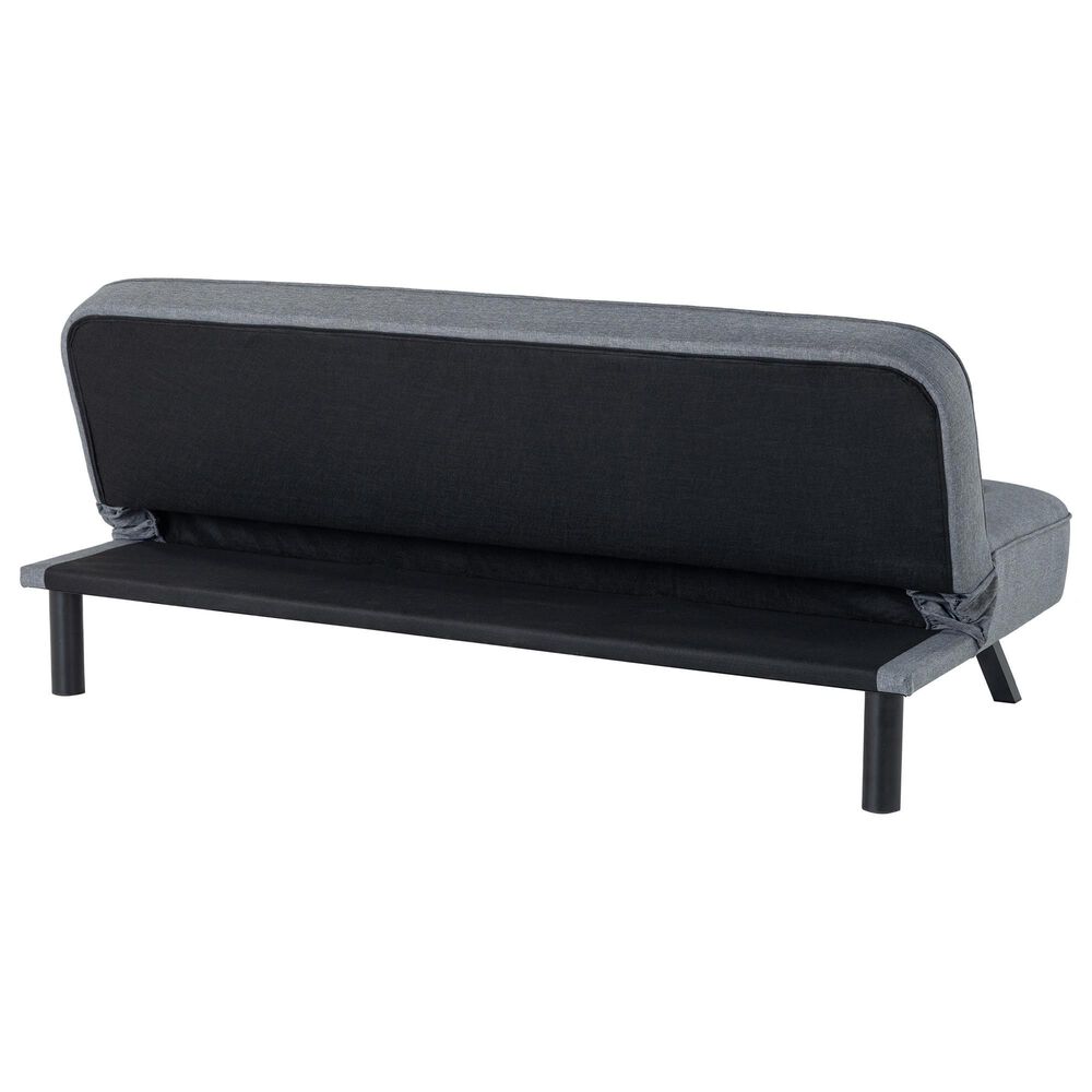 Lifestyle Solutions Frankie Convertible Sofa in Charcoal, , large