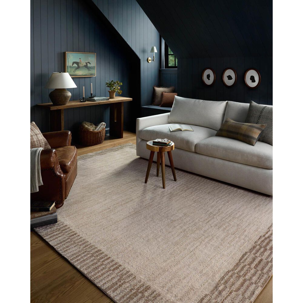 Chris Loves Julia x Loloi Calvin Ivory and Pebble 3'6" x 5'6" Area Rug, , large