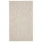Nourison Courtyard Ivory and Silver 3" x 5" Indoor/Outdoor Area Rug, , large