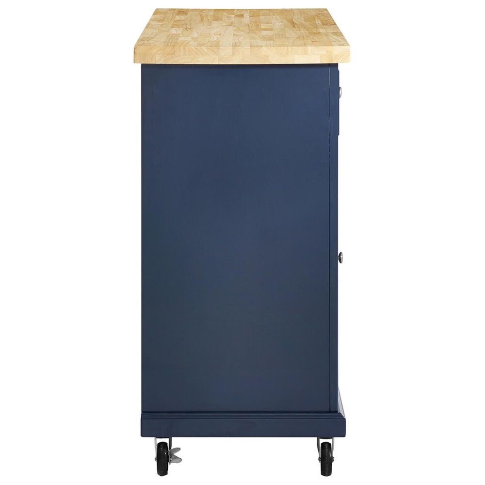 Crosley Furniture Madison Kitchen Cart in Navy, , large