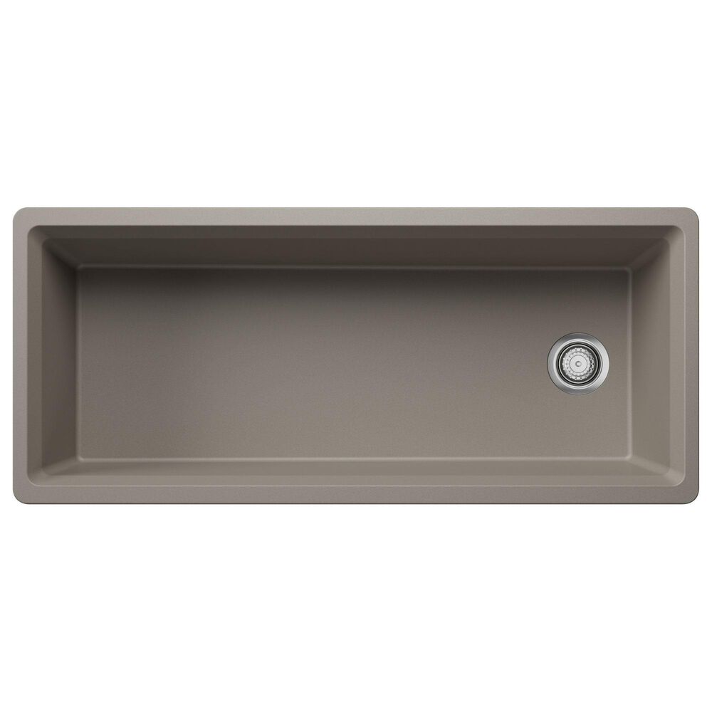 Blanco Inteos 45&quot; Undermount Single Bowl Kitchen Sink in Truffle, , large
