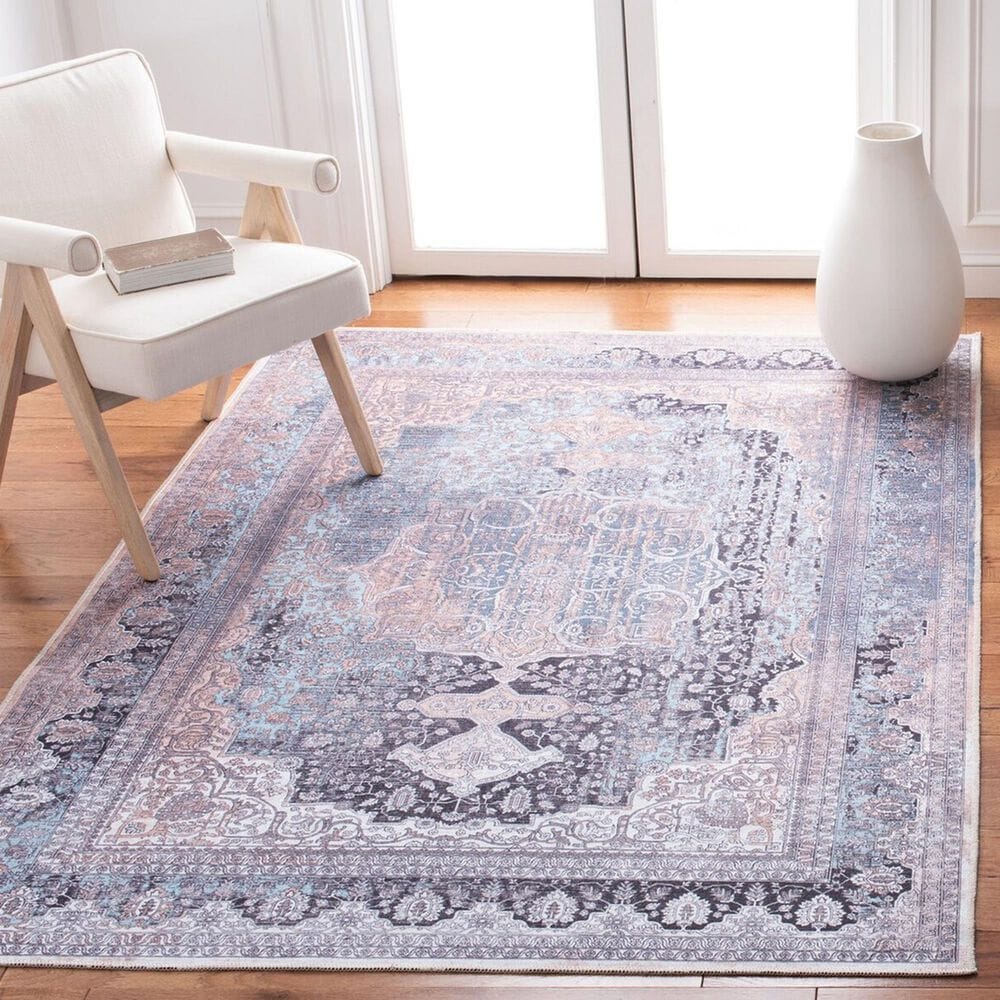 Safavieh Serapi 4&#39; x 6&#39; Ivory and Light Blue Area Rug, , large